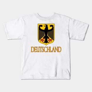 Deutschland - Coat of Arms Design (German Text) Kids T-Shirt